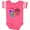Football Pink and White, variant on Inktastic I'm a Pirate Mermaid-like a Regular Mermaid, Only Cooler Boys or Girls Baby Bodysuit