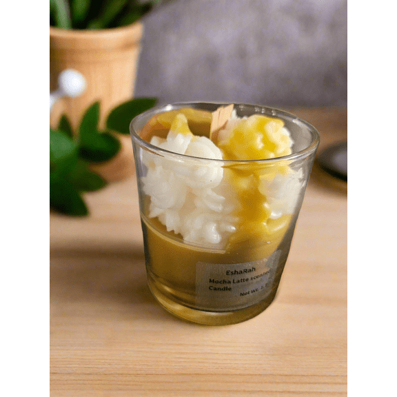 Mocha Latte Dessert candle