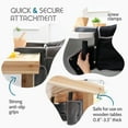 thumbnail image 3 of Silla alta para bebé Tinybow, asiento de viaje portátil con gancho, 3 of 8