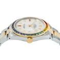 thumbnail image 4 of Pre-Owned Rolex Datejust 36MM 16013 Mother of Pearl Diamond Dial Rainbow Gemstone Bezel Two Tone Yellow Gold Oyster Bracelet, 4 of 8