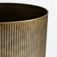 thumbnail image 5 of Saffron Fabs Metal Planters With Stand - Set of 2 Antique Gold, 5 of 5