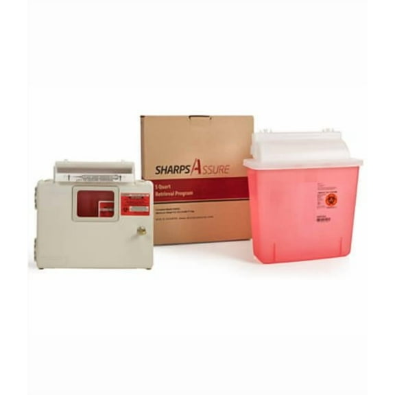 CONTAINER, SHARPS MAILBACK 5QT