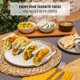 thumbnail image 4 of Soporte grande para 4 tacos, soporte para tacos de acero inoxidable en forma de U, soporte de metal para tacos, soporte para bandeja con asa, 4 of 5