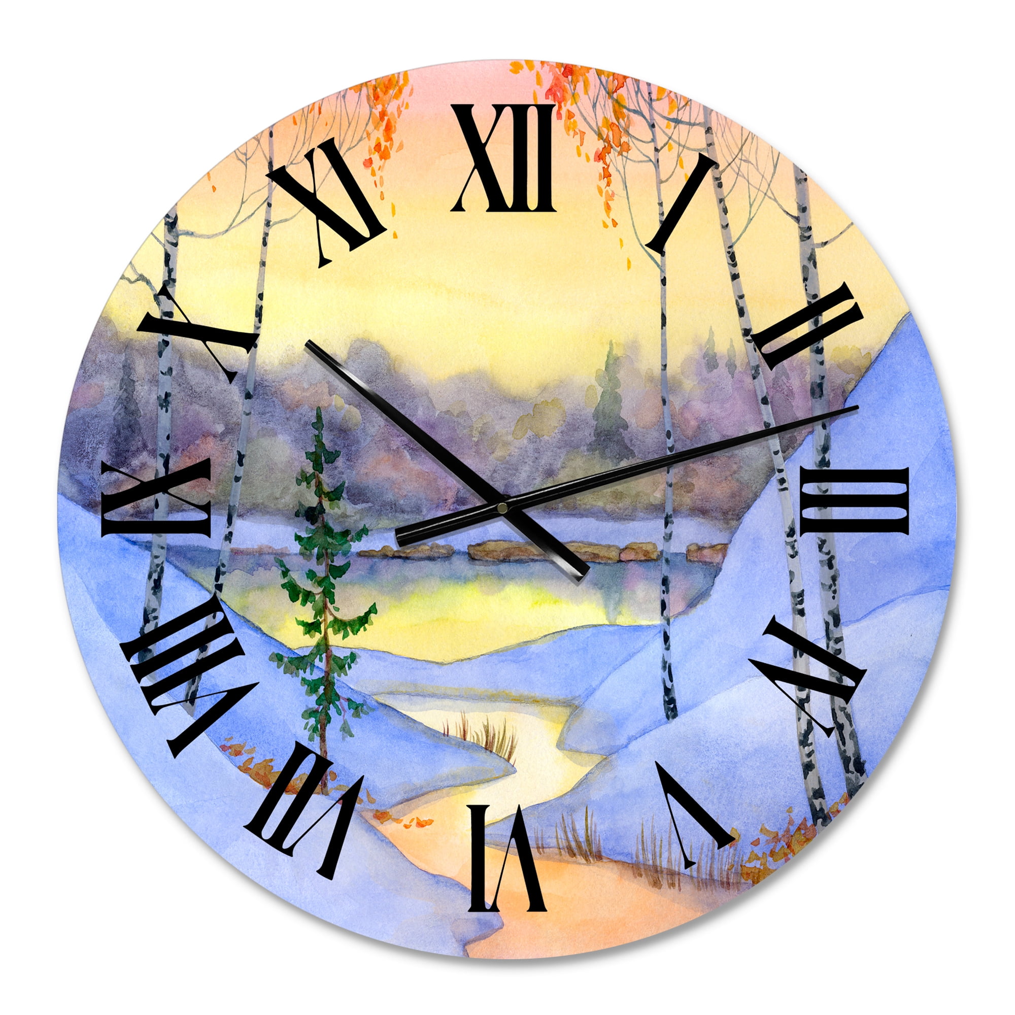 Designart 1 in Quartz Wall Clock