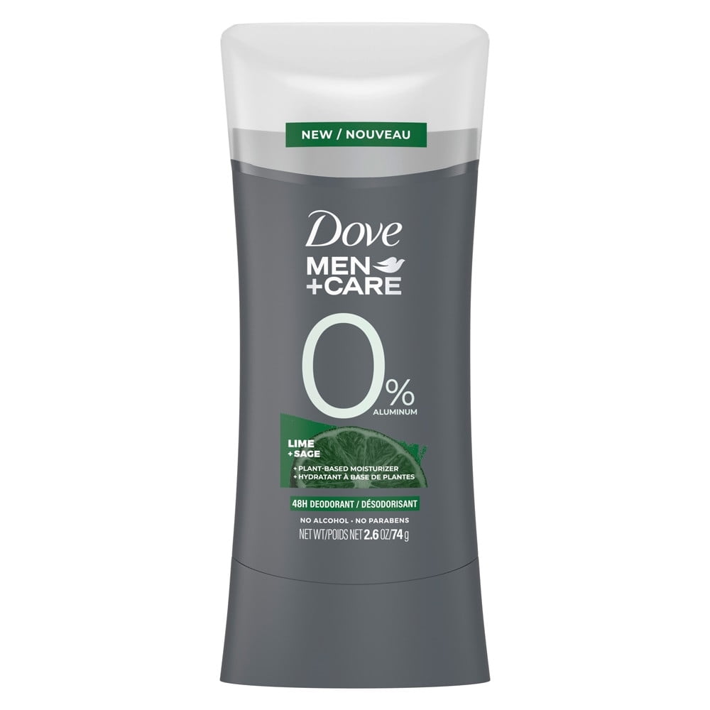 Dove Men Plus Care AluminumFree 48Hour Protection Deodorant Stick Lime & Sage 2.6 Oz