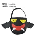 thumbnail image 4 of Yuarrent Bolsa de almacenamiento Saco de dulces Paquete de regalo Diseño 3D Mano de obra con asa Bolsas de Halloween Artesanía Gran capacidad Kits de decoración para fiestas Yuarrent HA068766-00, 4 of 6
