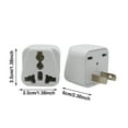 thumbnail image 3 of BotaniNest Universal Travel Plug Adapter 3 Pin Design Suitable For 5 15P Electrical Standard 10A 250V National Standard To Standard AC Power Converter, 3 of 6