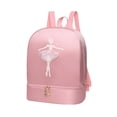 thumbnail image 4 of Mochila de ballet, bolsa de ballet, mochila ligera con zapatos separados Rosa estilo A., 4 of 9
