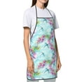 thumbnail image 3 of Naloa 1Pack Adjustable Bib Apron Waterdrop Resistant Cooking Kitchen Aprons for Women Men Chef, Dragonfly Floral Print, 3 of 8
