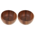 thumbnail image 2 of Miangastore Japanese Style Cereal Rice Soup Bowls Light Brown 2Pcs, 2 of 8
