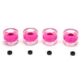 thumbnail image 2 of Tignapoo Ensemble de 4 Roues de Planche à Roulettes à DEL en Rose Vif - PU Durable avec Dureté de 78A pour une Adhérence et un Confort Optimaux, Parfait pour Longboards et Cruisers, 2,3 x 1,8 Pouces, 2 of 6