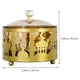 thumbnail image 2 of Ramadan Trays with Lid - Metal Gold Eid Mubarak Tray Ramadan Plate Candy Dish Food Storage Container, 2 of 5