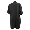 thumbnail image 4 of Mode Été pour Femmes Couleur Unie Manches Courtes Col Rond Ample Grande Taille Haut Décontracté Vente de Week-End, 4 of 4