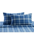 thumbnail image 2 of Payton Blue Plaid 4-piece Sheet Set Full, 2 of 2