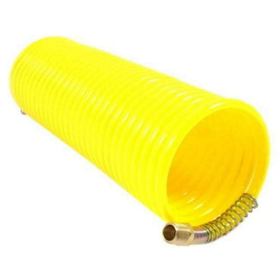 Forney Industries 75418 Recoil Air Hose, Yellow - 0.25 in. x 25 ft.