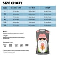 thumbnail image 6 of Pofeuu Summer Gnome 1 Print Men's Muscle T-Shirt, Sleeveless, Muscle Tank, Classic Muscle Tee Top For Men Casual Sleeveless Muscle T-Shirt Trendy Clothes-Medium, 6 of 7