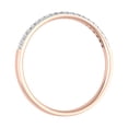 thumbnail image 2 of 1/10 Carat (ctw) 10K Rose Gold Diamond Ladies Wedding Anniversary Stackable Ring (Ring Size 7), 2 of 6