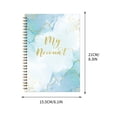 thumbnail image 3 of HLONK 1 Pack Spiral Bound Accounting Ledger Book  Check and Money Tracker Notebook for Small Business Bookkeeping  Checking Account Register Book for Personal Finance - 8x6 inch, 3 of 8