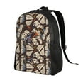 thumbnail image 2 of KLL Vector Butterflies Pattern Backpack - Travel,or Work Bookbag with 15-Inch Laptop Sleeve and Dual Water Bottle Pockets, 2 of 8