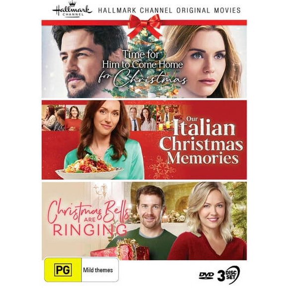 Hallmark Xmas Collection 27 (Time For Him To Come Home For Christmas / Our Italian Christmas Memories / Christmas Bells Are Ringing) - NTSC/0