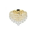 thumbnail image 6 of Century 4 light Gold Flush Mount Clear Royal Cut Crystal, 6 of 8