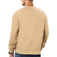 thumbnail image 2 of OALUXE Sweatshirts for Men Geometric Texture Pullover Long Sleeve Shirts Crewneck Casual Tops, 2 of 7