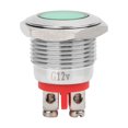 thumbnail image 2 of 40pcs IP68 impermeable BEM-16C de alta calidad de metal de advertencia LED indicador de luz 16mm (verde 12V), 2 of 8