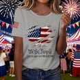 thumbnail image 2 of MEICHEN Short Sleeve Independence Day Women’s 250th Anniversary USA Shirt 2026 American Flag Retro Graphic Tee, 2 of 6