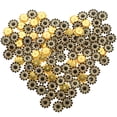 thumbnail image 1 of 1 Bag Rhinestone Embellishments Flatback Rhinestone Decoration Brooch Button for Headband Crafts, 1 of 8
