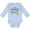 AE-Light Blue, variant on I Love My Momma to the Moon and Back Boys or Girls Long Sleeve Baby Bodysuit