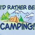 thumbnail image 2 of CafePress - I'd RATHER BE CAMPING! Infant Bodysuit - Baby Light Bodysuit, Size Newborn - 24 Months, 2 of 4