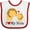 White and Red, variant on Inktastic I Love My Nona Boys or Girls Baby Bib