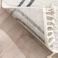 thumbnail image 6 of Well Woven Kennedy Reeve Modern Chevron Pattern Kids Grey Ivory 2'3" x 7'3" Runner Rug, 6 of 8