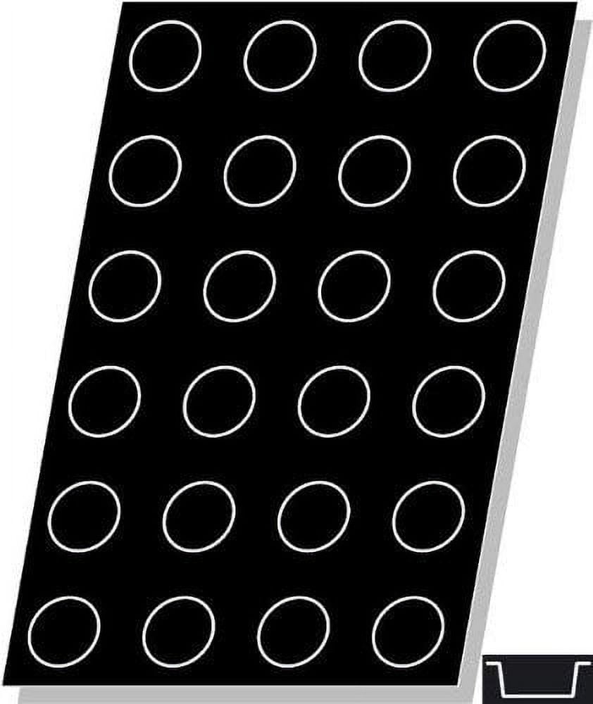 Demarle Flexipan, Fluted Tartlet 0.4 Oz (11 ml), 40 Cavities