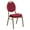 Red, variant on Bowery Hill Fabric/Metal Teardrop Back Stacking Chair in Black
