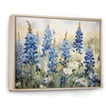 thumbnail image 2 of Designart "Serene Blue Bonnets Field IV" Blue Bonnets Floater Framed Wall Decor, 2 of 5