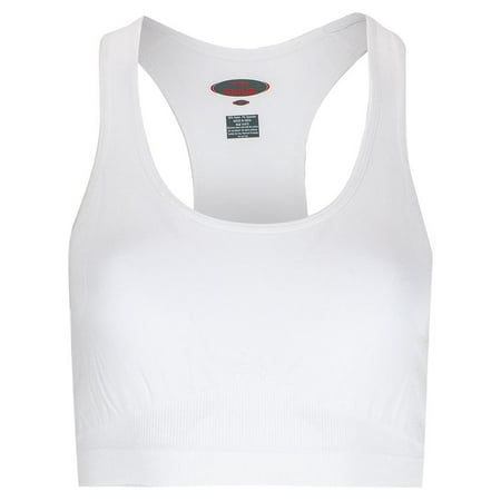Women`s Barely Bolle Tennis Sports Bra White