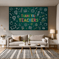 thumbnail image 6 of Chalkboard Design Thank You Teachers Banner Colorful School Decorations Classroom Party Event for Teacher Appreciation Celebration, 6 of 7