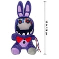 thumbnail image 2 of 11" Withered Bonnie - Five Nights at Freddy's FNAF Purple Bonnie Plush Doll Toy, 2 of 5