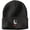 Black, variant on Skateboarding Duck Embroidered Acrylic Knit Beanie, Unisex High Stretch Heavy Weight Winter Hat, Ideal Novelty Gift for Men & Women
