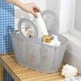 Jungdeepe Hand Held Bath Clothes Storage Put Toiletries Bath Bath Soft