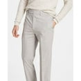 thumbnail image 6 of Calvin Klein Men's Slim-Fit Plaid Dress Pants Beige 33 x 30, 6 of 6