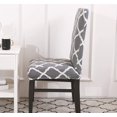 thumbnail image 4 of Modern Stretch Dining Chair Covers Removable Washable Spandex Slipcovers for High Chairs 4/6 PCS Chair Protective Covers (N, 4PCS/Set), 4 of 5