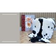 thumbnail image 4 of Authentic Brown and White Goat Skin Rug | Soft Hair-On Leather for Modern Rustic Interiors, 4 of 5