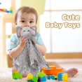thumbnail image 4 of Manta de seguridad Pro Goleem Elephant Soft Lovey 40 cm gris, 4 of 7