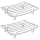 thumbnail image 1 of Soporte para jabonera de barra para ducha, baño, acero inoxidable, resistente al óxido, con drenaje automático, estante organizador para inodoro, 1 of 7