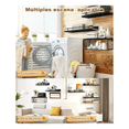 thumbnail image 4 of Repisas Flotantes Madera Modernas Estantes Baño Malubero Negro, 4 of 5