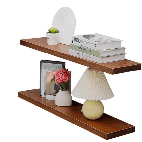 8" Deep Floating Shelves Set of 2 Reclaimed Wood Wall Shelf Rustic Wall Mount Shelf ( Set of 2, 36 inch)