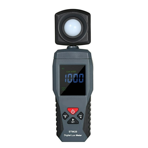 Illuminance Meter UV Meter UV Radiation Meter LCD Illuminance Meter Handheld Illuminance Meter Suitable for Home, Agriculture, Warehouse, Farm, Stage, Stadium