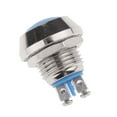 thumbnail image 4 of Colaxi 12mm Metal Blue Push Button Waterproof Momentary Switch Srcrew Terminal IP67 For Car Auto Engine PC, 4 of 7
